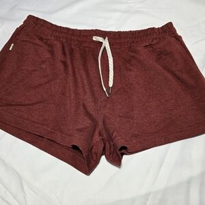 Women's Vuori Halo Performance Shorts Desert Rose Size Large Excellent EUC B2